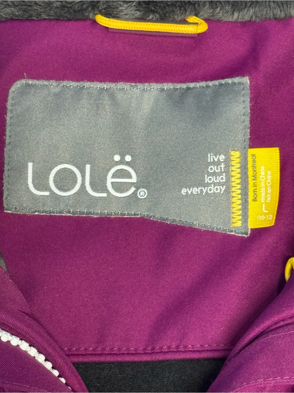 Lole Women's Winter Ski Snow Jacket, Purple, Size L (10-12) - Picture 7 of 8